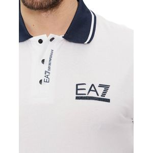 Armani Ea7 Heren Polo Wit 3DPF17-PJ03Z/1100