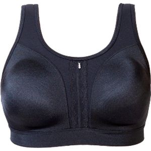 High impact Sport BH (zonder beugel) Cannes, Black / zwart, maat: 105C