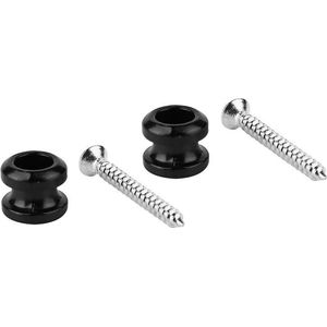 Boston Straplocks met schroeven 2pcs zwart voor guitar bas ukulele banjo etc..