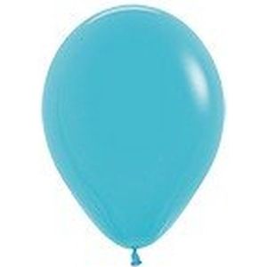 Sempertex ballonnen Fashion Caribbean Blue | 50 stuks | 5 inch | 13cm | Miniballonnen