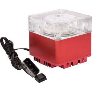 Koellichaam voor computer - 3000 rpm, waterpomp 800 l/u, 35 m, rood .