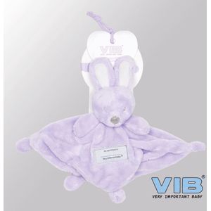 VIB® - Knuffeldoekje Konijn - Lila - Babykleertjes - Baby cadeau