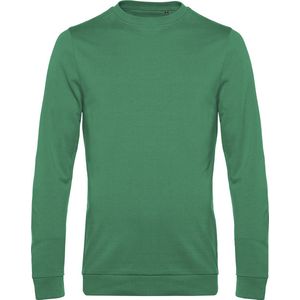 Sweater 'French Terry' B&C Collectie maat L Kelly Groen