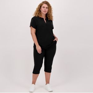 Pant Capri Travel Plus Size - Broek/Pantalon van Je m'appelle - Plus Size Collectie - Travel Quality materiaal: Stretch, kreukvrij, slijtvast, ademend en duurzaam.