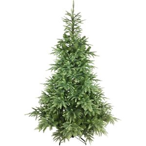 Premfy Nordmann-spar- FIR - Deluxe Kunstkerstboom 180 CM - 1600 takken - PE + PVC Premium - Zeer Realistische Kerstboom - Zeer echt lijkende Kunstkerstboom - Nordmann Kerstboom - Grand natural Green Fir - Kerstboom Kunststof - Kerstboom Binnen - Luxe