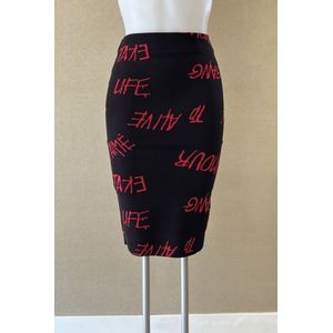 Pina | Pencil Skirt, Zwart, Maat L