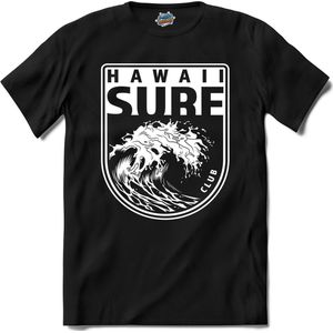 Hawaii Surf | Surfen - Surf - Surfboard - T-Shirt - Unisex - Zwart - Maat XXL