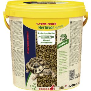Sera reptil Professional Herbivor Nature - tweecomponentenvoeder voor herbivore reptielen - 10 liter