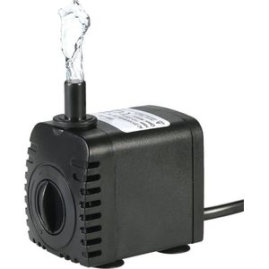 Mini-waterpomp 600 l/u voor aquarium, tuin en vijver - Dompelpomp met sproeiers en EU-stekker