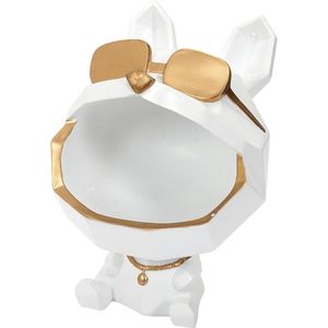 Sculptuur Hond met Bril - Decoratieve Beelden voor Thuis