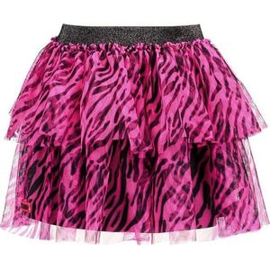 B-nosy Meisjes Rok - Pink glo zebra - Maat 92