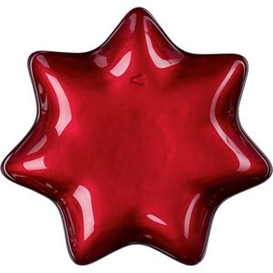 Leonardo Stella Bord ster 15 cm rood