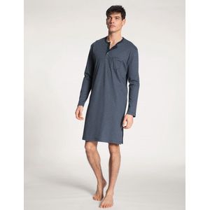 Calida Relax Streamline Nachthemd - 479 Blue - maat XL (XL) - Heren Volwassenen - 100% katoen- 31267-479-XL