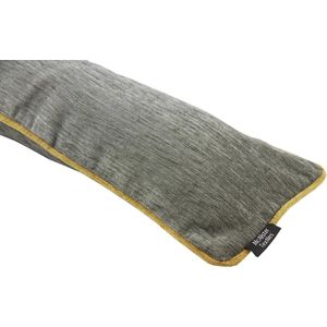 Eenvoudige Tweekleurige Tochtstopper Chenille 18cm x 136cm - Decoratieve Windstopper voor Ramen en Deuren