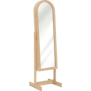 Atmosphera Soleya Juwelenkast met Spiegel - 42x38x145cm - Naturel