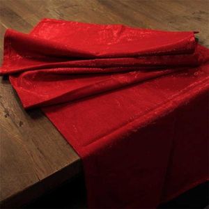 Unique Living | Glamour tafelloper 45x150cm rood