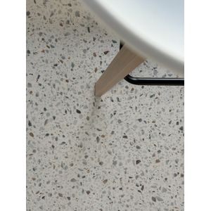 JYG Vloerkleed TERRAZZO- Keukenloper - Keukenmat - Vinyl - Vintage - 80x180cm - Veelkleurig