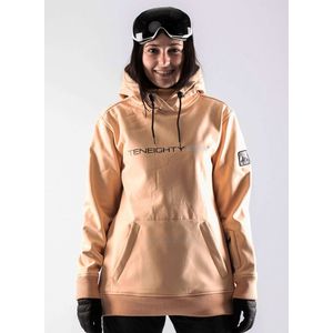 1080 BELLE-T Hoodie dames softshell | Peach oranje | L | Wintersport Snowboard Ski Kleding
