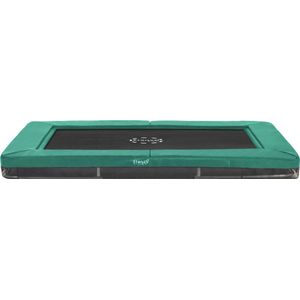 Etan® Premium Trampoline Inground - 310 x 232 cm - Groen - Rond - UV-bestendig Randkussen - Max. Gebruikersgewicht 150 kg