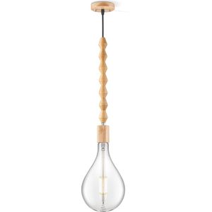 Home Sweet Home hanglamp Dana Pear - hanglamp inclusief LED filament G160 lamp - dimbaar - pendel lengte 100 cm - inclusief E27 LED lamp - helder