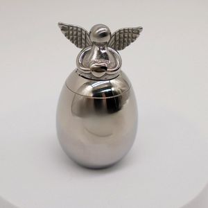 Mini urn - Zilver - Engel - Urn voor as - Medium (Urn)