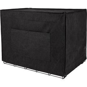 District 70 CRATE Cover - Stijlvolle Benchhoes - Canvas & Katoen - Maat: M - 79 x 56 x 59 cm, Kleur: Donkergrijs