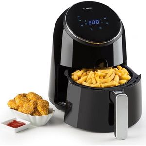 AirVital heteluchtfriteuse 1300W 2,5L CeraPlus anti-aanbaklaag touch zwart