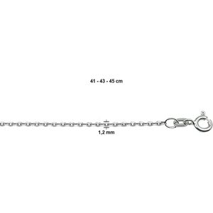 Collier Anker Plat 1,2 Mm 41 - 43 - 45 Cm