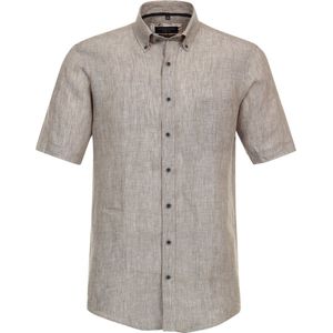 Casa Moda Overhemd - Regular Fit - Beige - 3XL Grote Maten
