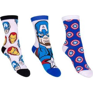 Marvel Avengers Captain America - sokken - pack 2 - 3 pack - maat 27-30