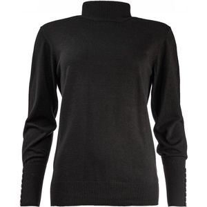 NED Trui Belna Turtle Ls Brei 24w1 U106 31 900 Black Dames Maat - S