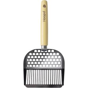 Hoopo® Shovel - Kattenbakschep van RVS - Geschikt voor alle kattenbakvullingen - Extra stevige Schep voor kattenbak - Ligt lekker in de hand - Stijlvolle kattenbakschep