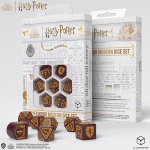 Harry Potter: Gryffindor Modern Dice Set Red (7ST) - Accessoires