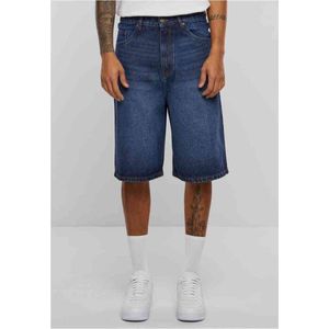 Urban Classics - 90's Heavy Denim Korte broek - Taille, 38 inch - Blauw