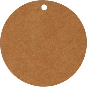 50 kraft etiketten 4,5 cm - Artemio