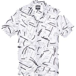 Antony Morato Normaal-fit Shirt Met Korte Mouwen Bedrukken Wit 50 Man