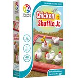 SmartGames - Chicken Shuffle Jr - breinbreker - 48 uitdagingen - Schuifpuzzel met 3D kippen en kuikentjes