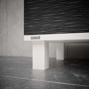 design meubelpoten MFV1 | set van 4 | in hoogte verstelbaar | Vierkant profiel: 40 x 40 mm | Kleur: wit | Hoogte: 60 mm (+ 20 mm) | Inclusief hoogwaardige houtschroeven