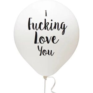 Ballonnen - I fucking love you - 10 stuks - kleurenmix - liefde - love - grappig & fout - grappige ballonnen - valentijnsdag