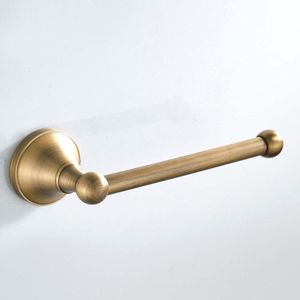 Antieke toiletrolhouder van messing, keukenrolhouder, wandgemonteerde toiletrolhouder voor badkamer en keuken, geborsteld brons