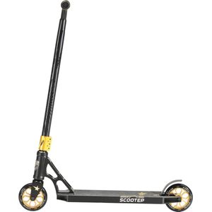 STAR SCOOTER Freestyle Jump alu stuntstep, 120mm Pro Trick Roller, zwart goud