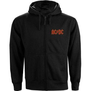 AC/DC - Logo Vest met capuchon - XL - Zwart
