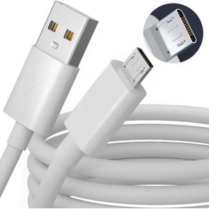 Eisenz 2 Meter Data Kabel Micro - Lange USB Kabel - Oplaadkabel Micro USB - Snelle Datakabel - Universele Micro USB Kabel.