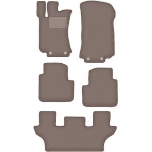 Beige veloursmatten voor: Mercedes R251 / V251 7 zitplaatsen (2005-2013)