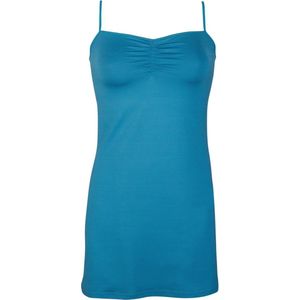 RJ Bodywear Pure Color dames (strand) jurkje (1-pack) - petrol - Maat: XXL