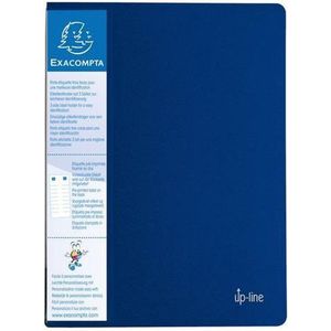 Exacompta Showalbum Up Line 40 tassen, blauw