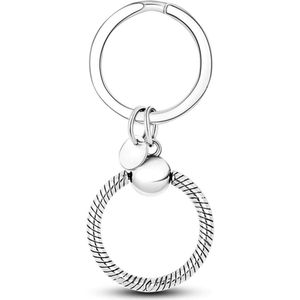 Fler® bedel | Bedel | Past op populaire bedel armbanden (standaard - 3mm) | armbandbedel | Bedelhouder | Keychain | Slangenketting | Sleutelhanger | Bedel Charm Beads | 925 Sterling Zilver | Kerstcadeau | Sinterklaas Cadeau | Valentijnsdag kado