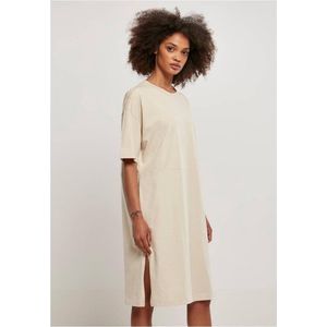 Urban Classics - Organic Oversized Slit Tee Korte jurk - 5XL - Groen