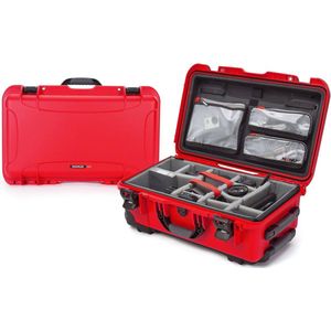 Nanuk 935 Case w/lid org./divider - Red - Pro Photo Kit case