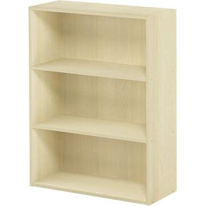 3-laags open plank boekenkast stoom beuken - Stijlvol en functioneel opbergmeubel Beside shelf
